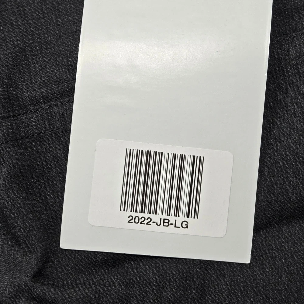 Girlfriend Collective Raquel Snap Front‎ Cropped Jacket Black Large 2022-JB-LG